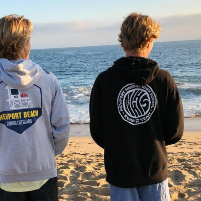 Boys on a beach