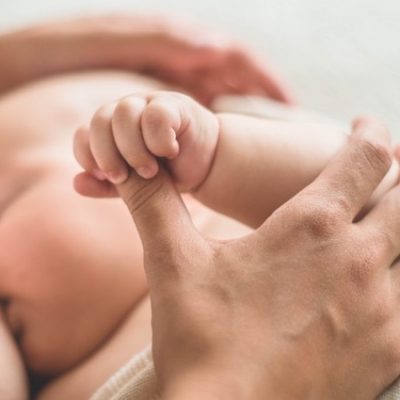Mother breastfeeding her baby
