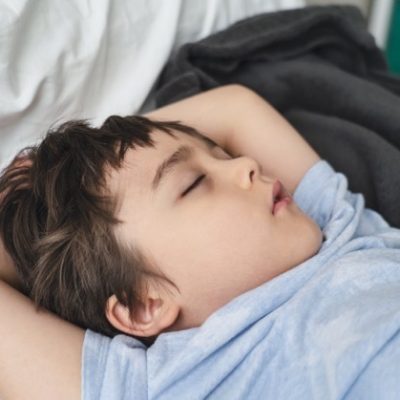 Child in a deep sleep.