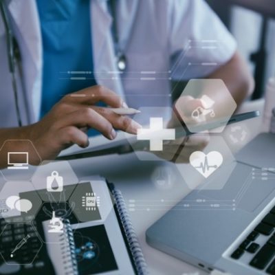Medical technology in use.