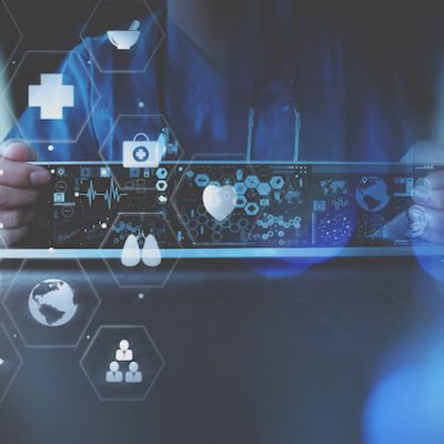 medical technology concept art.