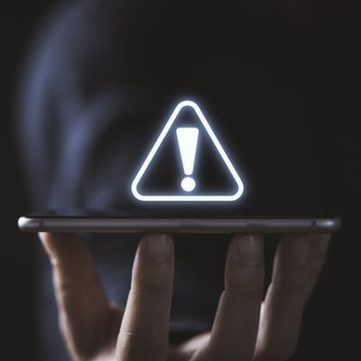 Alert on a smart device.