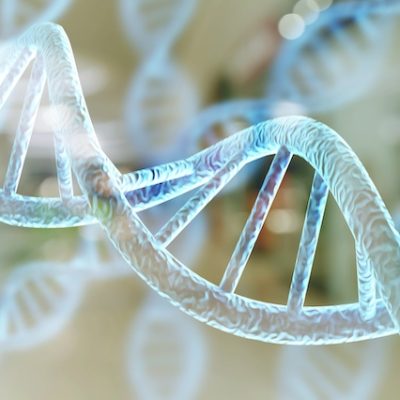 DNA double helix concept image.