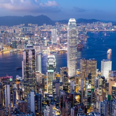 Hong Kong cityscape.