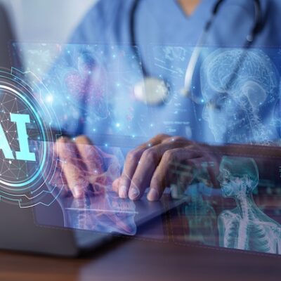 AI technology is being integrated into healthcare, allowing doctors to analyse patient data and improve medical outcomes.